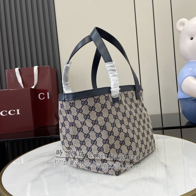 Gucci專櫃古馳最新款Totissima系列小號托特包肩背包 jh1967型號：788211